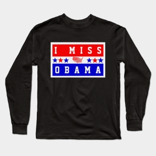 Barron Obama Shirt, I Miss Obama Long Sleeve T-Shirt